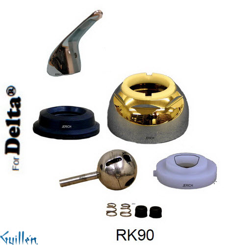 JER RK90;; __ 1; Rebuild kit with 1 lever handle; in Chrome