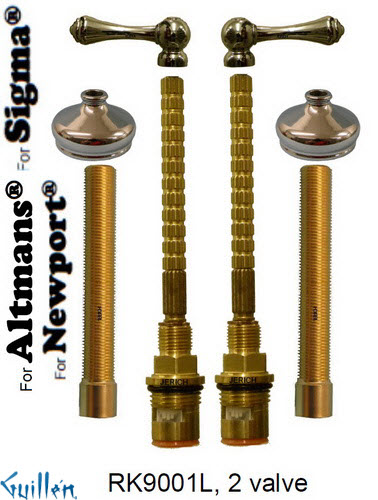 JER RK9001L;; __ 2; Rebuild kit with 2 lever handle; in Chrome