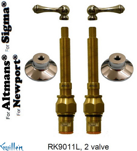 JER RK9011L;; __ 2; Rebuild kit with 2 lever handle; in Chrome