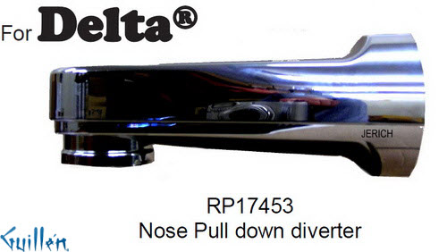 JER RP17453;;__ ; tub spout; in Chrome