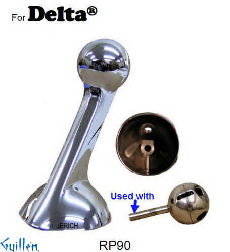JER RP90;__ UNK; lever Metal handle ; in Chrome
