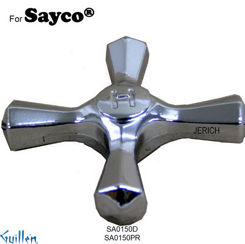 JER SA0150D;__ UNK; cross Metal handle diverter; in Chrome