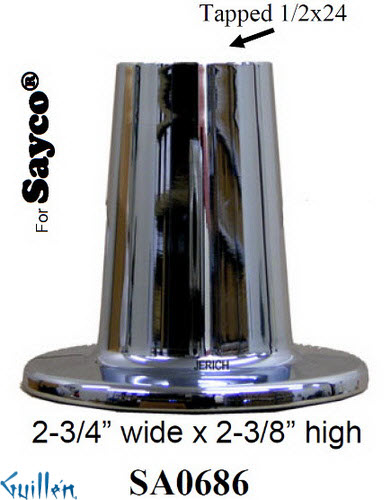 JER SA0686;; escutcheon; in Chrome