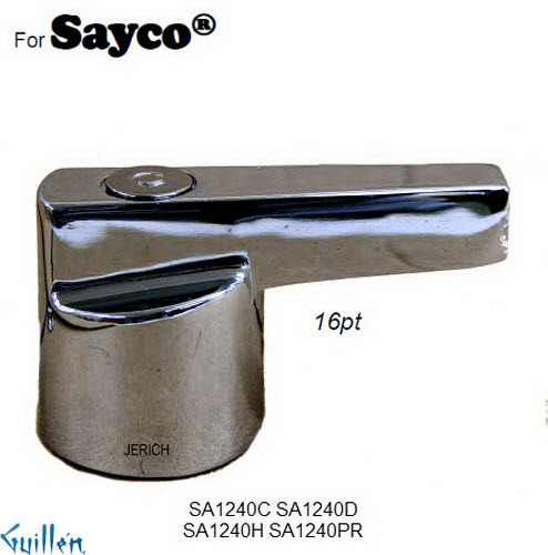 JER SA1240D;__ 16pt; lever Metal handle diverter; in Chrome