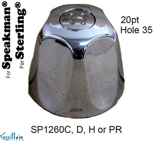JER SP1260PR;;__ 20pt; knob metal handle; in Chrome