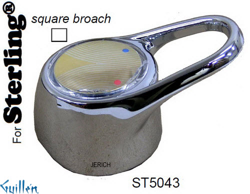 JER ST5043;;__ SQ; lever handle; in Chrome