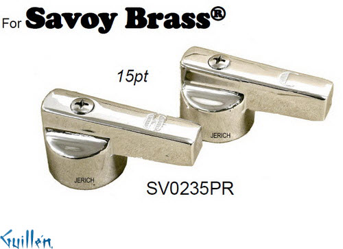 JER SV0235PR;;__ 15pt; lever handles pair; in Chrome