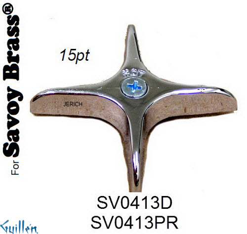 JER SV0413PR;;__ 15pt; Cross handle; in Chrome