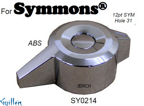 JER SY0214;;__ 12pt; knob ABS handle; in Chrome