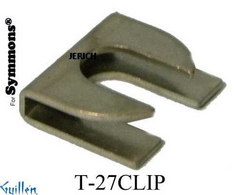 JER T-27CLIP;;__ UNK; UNK; Diverter clip; in Unfinish