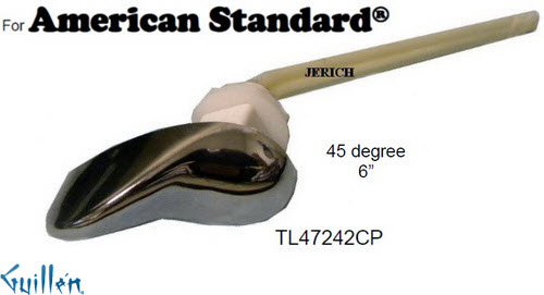 JER TL47242CP;;__ ; toilet trip lever 6in arm; in Chrome