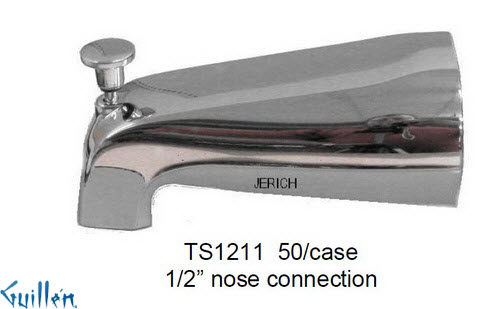 JER TS1211;;__ ; tub spout; in Chrome