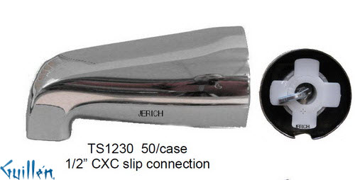 JER TS1230;;__ ; tub spout; in Chrome
