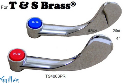 JER TS4063PR;;__ 20pt; lever handles pair; in Chrome