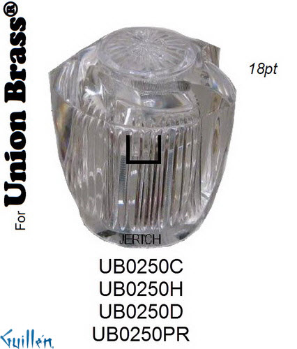 JER UB0250D;;__ 18pt; Cross handle; in Chrome