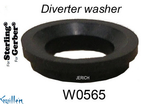 JER W0565;;__ UNK; UNK; Diverter washer; in Unfinish
