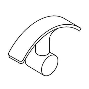 Kohler 1003857-G; ; robe hook kit; in Brushed Chrome; Discontinued Product