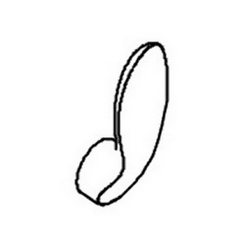 Kohler 1007718-CP; ; handle, bath lever; in Chrome ; ;