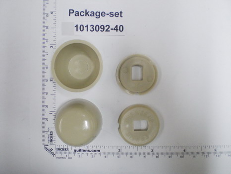 Kohler 1013092-40; ; bolt cover accessory pack; in Parchment; ;   Replaces 52048-40