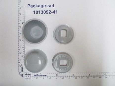 Kohler 1013092-41; ; bolt cover accessory pack; in Country Grey; ;   Replaces 52048-41