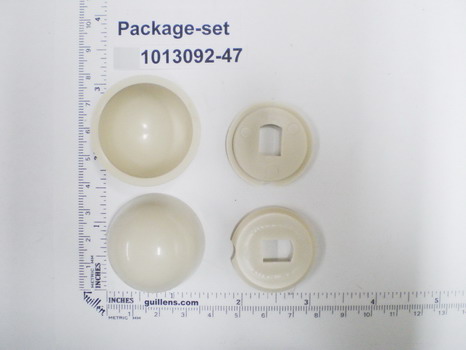 Kohler 1013092-47; ; bolt cover accessory pack; in Almond ; ;   Replaces 52048-47