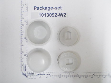 Kohler 1013092-W2; ; bolt cover accessory pack; in Earthen White ; ;   Replaces 52048-W2