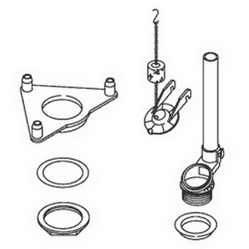 Kohler 1015139; ; flush valve kit; in Unfinish ; ;