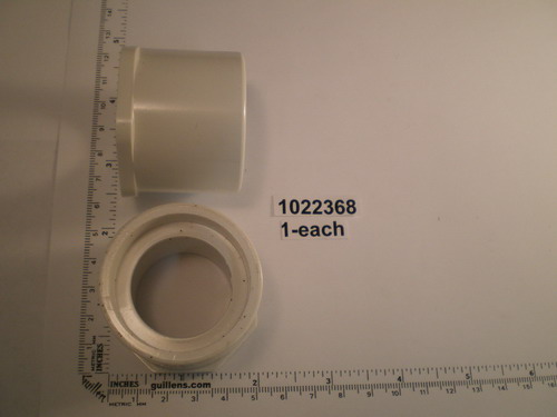 Kohler 1022368; ; reducer, 1.5 x 1.0 pvc; in Unfinish ; ;