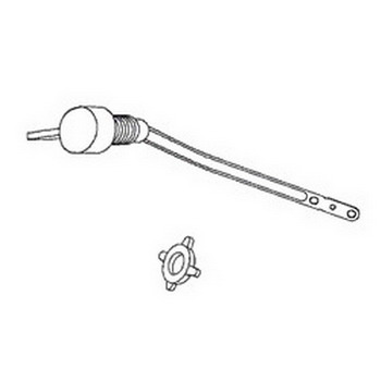 Kohler 1034693-BN; ; trip lever kit; in Vibrant Brushed Nickel ; ;   Replaces 1032584-BN; 1034693-BN; 1053343-BN; 1059436-BN