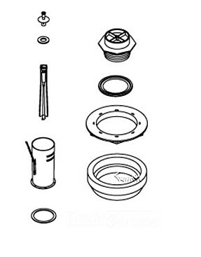 Kohler 1070282; ; canister valve assembly service kit; in Unfinish ; ;