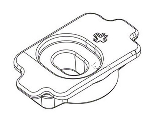 Kohler 1086972; ; hinge, mount; in Unfinish ; ;