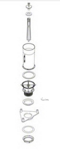 Kohler 1117210; ; flush valve kit, 1.28; in Unfinish ; ;