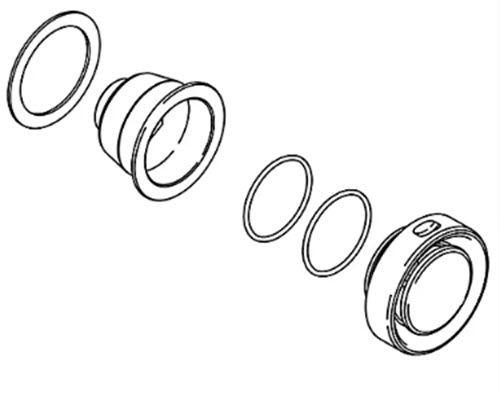Kohler 1262603-CP; ; steam head kit; in Chrome ; ;   Replaces 1009923-CP; 1125777-CP; 1089593-BC; 1089593-CP
