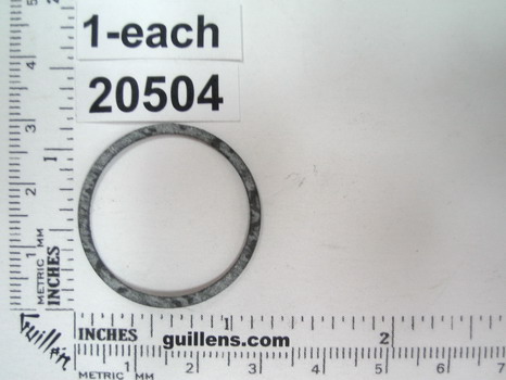 Kohler 20504; ; gasket, 1 x 1 1/8; in Unfinish ; ;