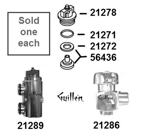 Kohler 21286-CP; ; vacuum breaker; in Chrome ; ; Replaces 21286-G; 29656-CP; 29656-G;