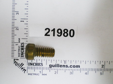 Kohler 21980; ; screw, .250-20 x .50, fillister; in Unfinish ; ;