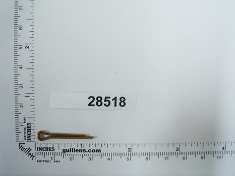 Kohler 28518; ; pin, 3/32 dia x 3/4; in Unfinish ; ;
