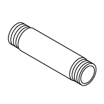 Kohler 29161-BN; ; nipple, 1/2 npt x 3 3/4; in Vibrant Brushed Nickel ; ;   Replaces 24096-BN