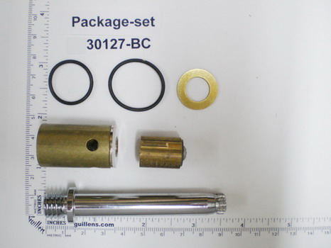 Kohler 30127-BC; ; valvet, ccw close w/ brass plunger cartridge; in Bright Chrome; Replaces 42268-BC; 42314-BC; 42318-BC; 30344-RP; 36648-RP for Hot use 30128-BC