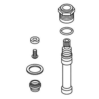 Kohler 30394-RP; ; valve, ccw close; in Rough Plate ; ;