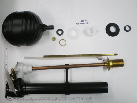 Kohler 30671; ; float valve kit (9262); in Unfinish ; ;   Replaces 51262