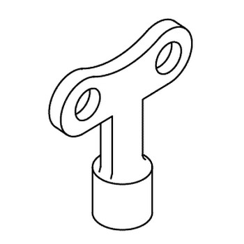 Kohler 32338-C; ; loose key, 3/8 x 1/2 stop; in Stanless Steel ; ;