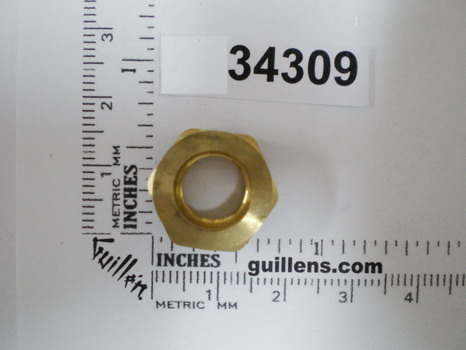 Kohler 34309; ; nut, .125-27npsm; in Unfinish ; Discontinued Product;