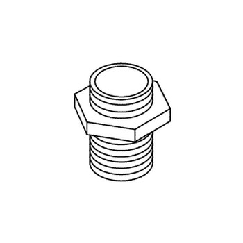 Kohler 35861; ; coupling, 3/4npt x 1-16; in Unfinish ; ;