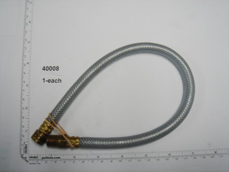 Kohler 40008;; hose- 1/4-18 npt X 16 ; in Unfinish; Discontinued Product;