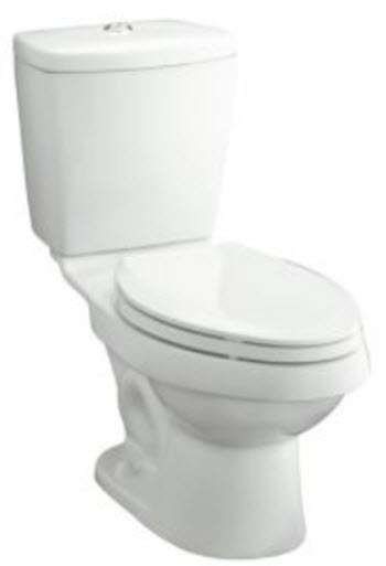 Sterling 402087; Karsten; 1.6 / .08 gpf two-piece toilet dual flush