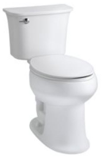 Sterling 402375; Stinson; 1.6 gpf ada two-piece toilet eb elongated with pro force technology