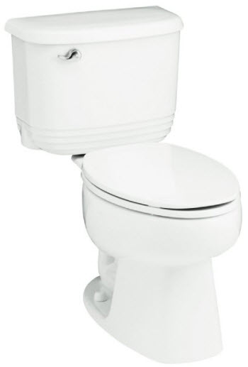 Sterling 402512-U; Riverton; 1.6 gpf 10"" two-piece toilet eb elongated with pro force technology Insulated tank liner