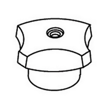 Kohler 41981-C-CP; ; handle, 4 arm cold; in Chrome ; ;