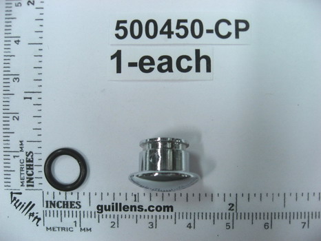 Kohler 500450-CP; ; plug button assemby; in Chrome ; ;   Replaces 50351-CP